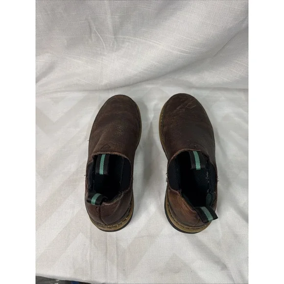 Georgia Giant Romeo Men's Shoes 8.5M Brown Slip-On Oil Resistant GR262 Leather - Picture 6 of 14